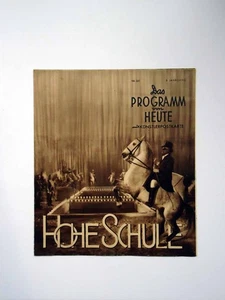 Hohe Schule - Paul Henreid - Programm von Heute - PvH 511 ungelocht (5/8) - Picture 1 of 1