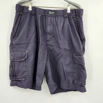 Pantalones Cortos Tommy Bahama Relax Carga Cintura Elástica Para Hombre Talla Grande Azul Marino Informales Foto 1 de 4