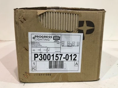 Progress Lighting Adley 4-Light Satin Brass Clear Glass Bath Vanity Light - Image 1 of 3