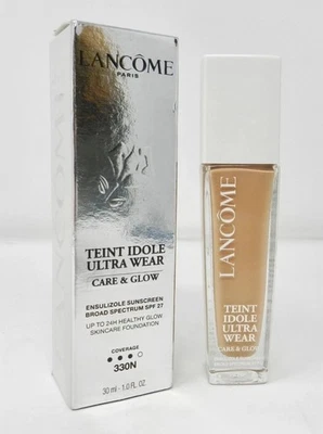 Lancome Teint Idole Ultra Wear Care & Glow Foundation ~ 330N ~ SPF 27 EXP 4/2026 - Image 1 of 4