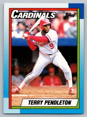 1990 O-Pee-Chee #725 Terry Pendleton St. Louis Cardinals - Image 1 of 2