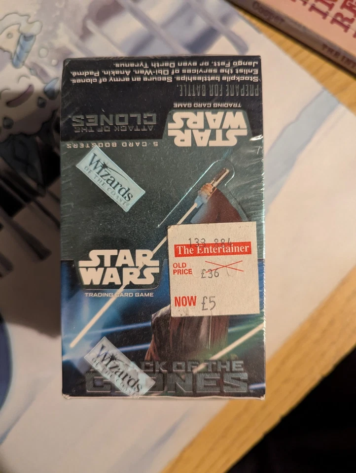 Star Wars TCG Attack of the Clones - WOTC - 36 X 5 card Booster Box - Sealed - Image 1 of 4