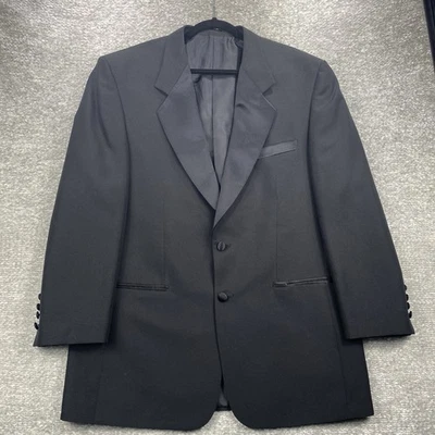 Blazer formal negro Jean Pierre para hombre talla aproximada 44R ver medidas usado en excelente estado Foto 1 de 4