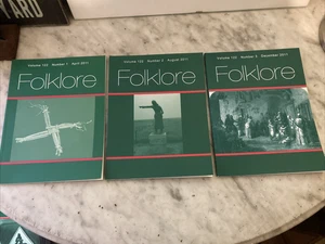Folklore Journal, Volume 122, Issues 3 (2011) Softcovers. April to December - Picture 1 of 11