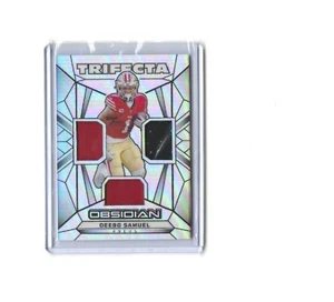 DEEBO SAMUEL 2024 Panini Obsidian Trifecta Jersey Patch 49ers TS-DSL 27 /99 - Picture 1 of 2