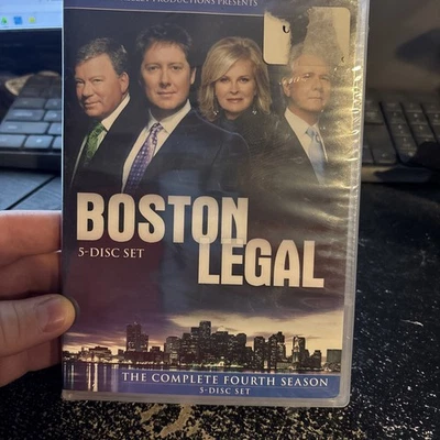Boston Legal : The Complete Fourth Season (4) (DVD, 5-Disc Set) NEW! - Image 1 of 4
