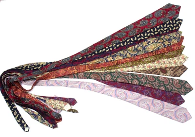 233) LOTE 10 CORBATAS LIBERTY OF LONDON PARA HOMBRE 100% SEDA HECHAS EN EE. UU. Foto 1 de 2