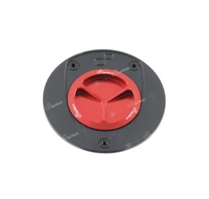 Tapa de combustible LighTech bloqueo giratorio Kawasaki ZX10R 06-20 ZX6R 07-18 Z1000 10-16 rojo - Imagen 1 de 1