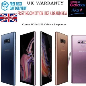 Samsung Galaxy Note 9 128GB Unlocked Pristine Smartphone Various Colours - Afbeelding 1 van 8