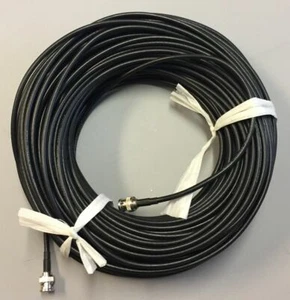 200ft BNC Male-Male Black RG-59 75 Ohm HD-CVI,HD-TVI,HD-SDI,HDTV Video Cable - Picture 1 of 2