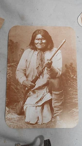 Geronimo Apache  Post Card Dodge City Kansas - Picture 1 of 2