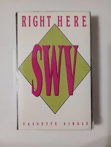 SWV Sisters with Voices 1992 Rap Hip Hop Cassette Single RIGHT HERE ~ New Sealed - Picture 1 of 2