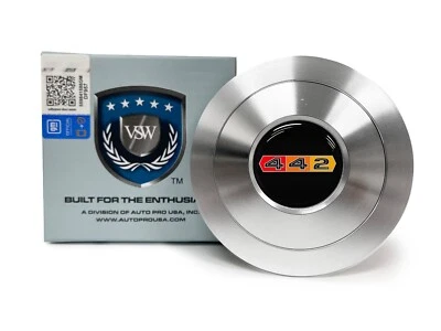 Botón de bocina de billet premium de 9 pernos VSW, 1965-67 emblema Oldsmobile 442 Foto 1 de 2