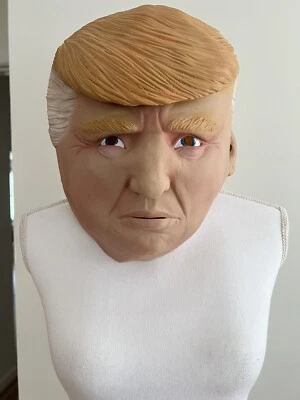 Donald Trump Mask President Adult Halloween Costume Fancy Dress - Image 1 of 4