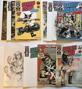 Fearless Dawn: The Bomb #1-4 A-D Lot Asylum Press 2023 NM-Steve Mannion Comics - Picture 1 of 24
