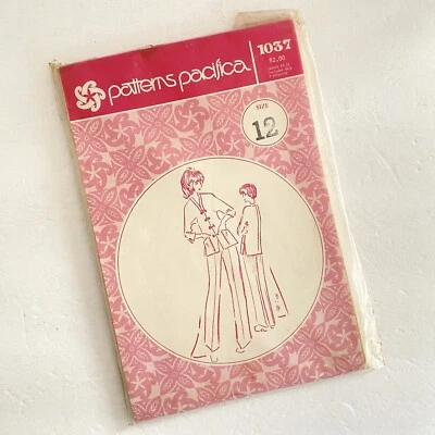 Vintage Patterns Pacifica 1037 Pants and Top Size 12 Uncut Factory Fold - Image 1 of 4