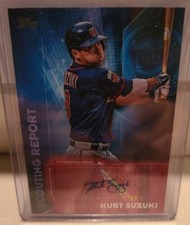 2016 Topps Scouting Report Autographs #SRA-KSU Kurt Suzuki (AU) Minnesota Twins