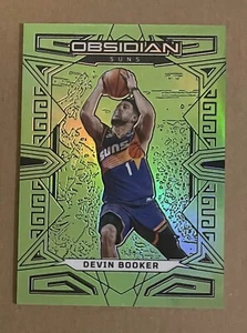 2022-23 OBSIDIAN BASE #127 GREEN 01/25 JERSEY NUMBER 1/1 DEVIN BOOKER JF - Picture 1 of 2