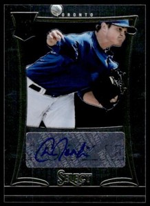 2013 Panini Select AUTO Chad Jenkins Rookie Auto /750 Toronto Blue Jays #198 R59