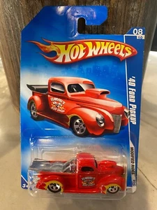 Mattel Hot Wheels 2009 Modified Rides '40 Ford Pickup - Red - Picture 1 of 1
