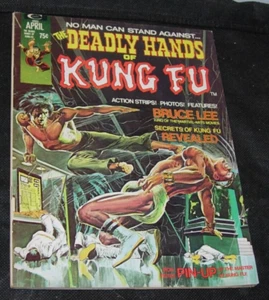 Deadly Hands Of Kung Fu #1,1974,Bruce Lee pin-up,Neal Adams cvr.Shang Chi - Picture 1 of 4