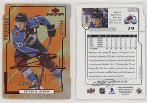 2020-21 MVP 20th Anniversary Colors & Contours Gold /250 Nathan MacKinnon #3