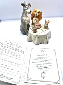 Disney Showcase Collection Lenox "LADY AND THE TRAMP" Decorative Figurine - Picture 1 of 6