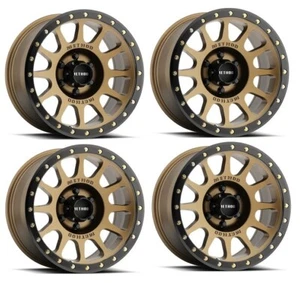 METHOD BRONZE MR305 MR30578550900 17X8.5 5X127 5X5 W/ BLACK LIP FITS JEEP - Picture 1 of 7