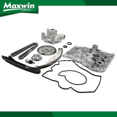 Kit de cadena de distribución bomba de agua de aceite compatible con 02-08 Mini Cooper 1,6 L sobrealimentado Foto 1 de 4