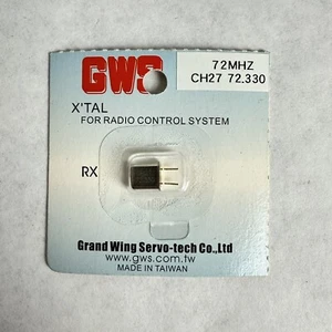 RC PLANE GWS GRAND WING SERVO 72MHZ CH27 72.33 FM MICRO CHIP XTAL NEW - Picture 1 of 2