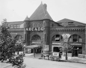 Arcade Amusements Building Washington 8x10 Reprint Of Old Photo - Bild 1 von 1