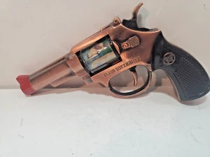 Working Revolver 6" Lighter Rotating Barrel Nude Girls 6274/28 - Picture 1 of 7