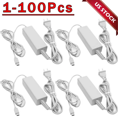 AC Power Supply Charging Adapter Cable Charger For Nintendo Wii U GamePad Lot - Image 1 of 4