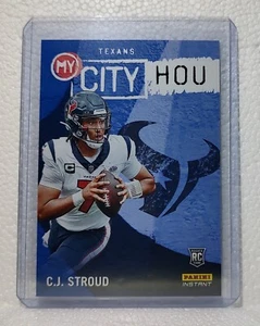 C.J. Stroud 2023 Panini NFL #9 My City Football Card Houston Texans 1/344 - Picture 1 of 2
