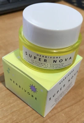 Herbivore Super Nova Brightening Eye Cream 5% Vitamin C - .5 oz NIB - Image 1 of 4