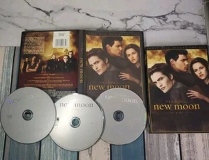 The Twilight Saga: New Moon (DVD) 3 Disc Deluxe Edition W/ Slipcover - Very Good - Picture 1 of 14