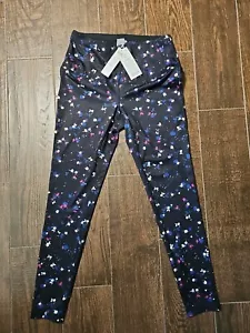Chico's Black Paint Splatter So Slimming Zenergy Leggings Size 0R NWT NEW - Picture 1 of 7