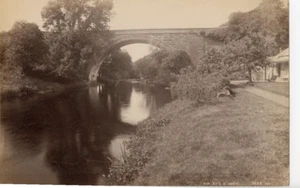 ORIGINAL ANTIQUE ALBUMEN New Brig O' Doon 7837 J.V. Scotland - Picture 1 of 1