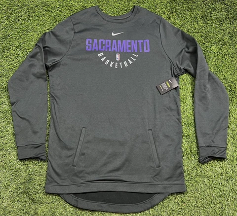 NWT'S Nike Therma Dri-Fit Sacramento Kings NBA Warm Up Sweatshirt 3XLT Extreme Cover