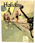 1946 Holiday Magazine août voyage vintage Macinac Fontana Gayest Canyon Goshen