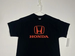 Honda rotes Logo schwarzes T-Shirt (Herrengröße Medium) Accord/Civic TypeR, neu mit Etikett - Bild 1 von 6
