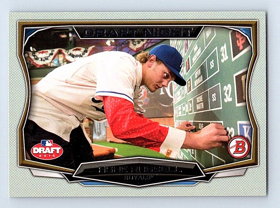 2015 Bowman Draft Picks & Prospects Night Ashe Russell Kansas City Royals #DN-3 - Image 1 of 2