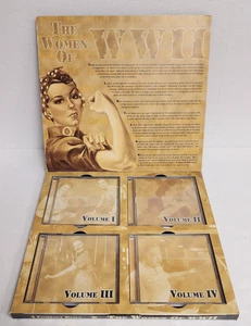 The Women Of WWII VINY-4-34862 Quality Audio 4x CD Remastered Boxed Set - Picture 1 of 11