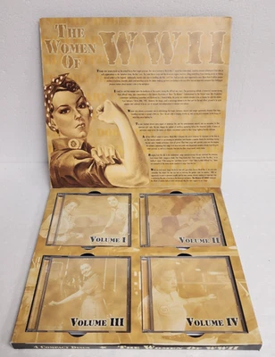 The Women Of WWII VINY-4-34862 Quality Audio 4x CD Remastered Boxed Set - Image 1 of 4