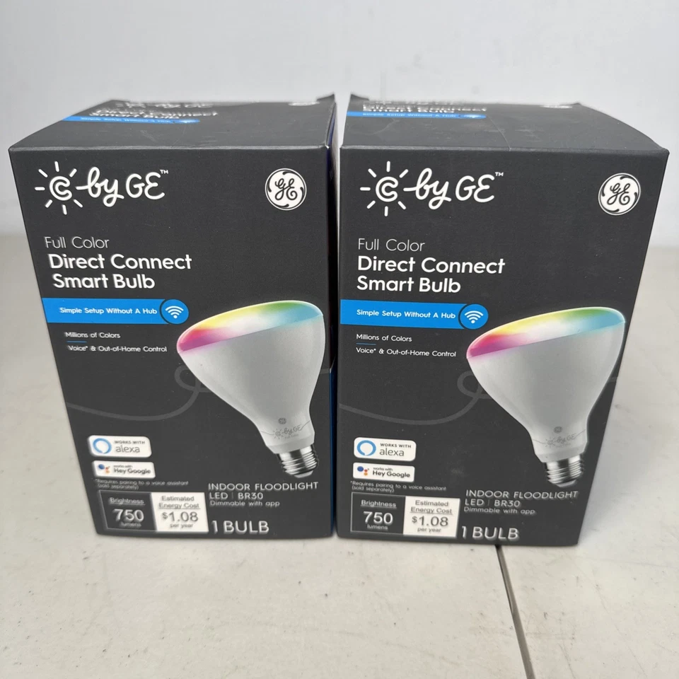 GE Cync 93130127 Full Color Reveal HD Smart Bulb Model CLEDR309CDRV-OT