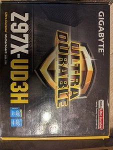Gigabyte Intel Z97X-UD3H ATX DDR3 LGA1150 SATA 3 6Gb/s Window10 Home Motherboard - Photo 1/5