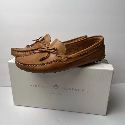Mocasín Mercanti Fiorentini Cuero Tostado Corbata Conducción, Para Mujer 8.5M Foto 1 de 4