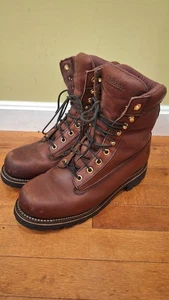 Chippewa Sportility Holzfällerstiefel Gr. 10,5 USM rot Sicherheit Zehenschutz isoliert wasserdicht - Bild 1 von 18