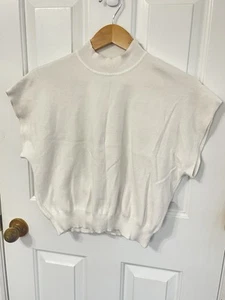 Eesome Boutique Off White Small Solid Pullover Sweater Dolman Flügelärmel - Bild 1 von 8