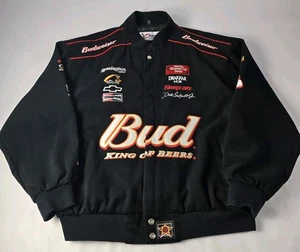 Chase Authentics JH Designs Dale Earnhardt Jr Bud NASCAR Jacket Size XL EUC - Picture 1 of 17